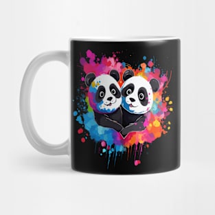 Panda Couple Valentine Mug